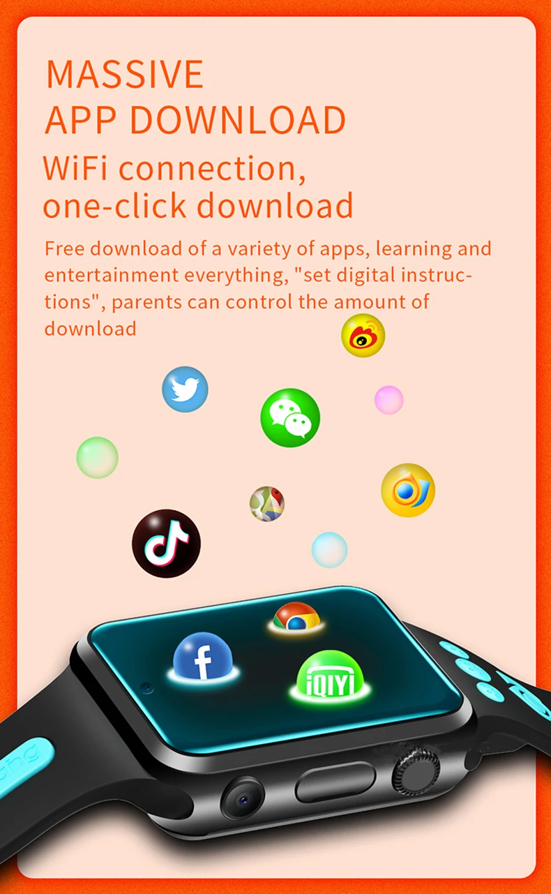 Смарт 4G Удаленная камера gps Wi-Fi ребенок студент Whatsapp Google Play Smartwatch видео вызов монитор трекер местоположение телефон часы