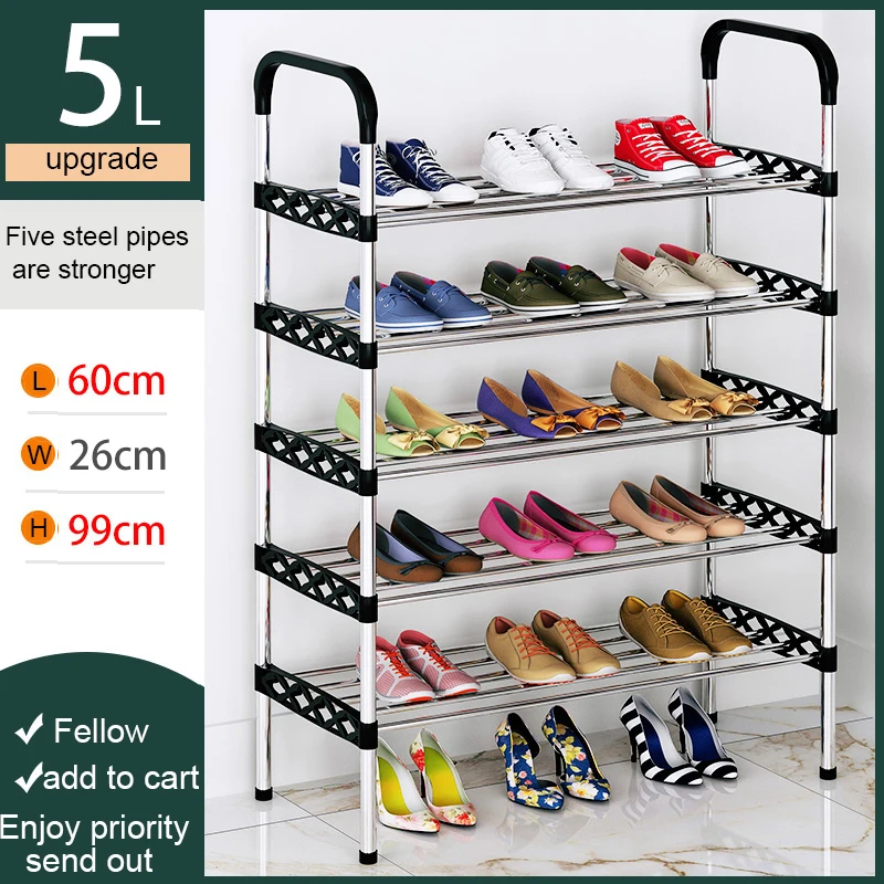 Zapatero organizador de zapatos, contra la pared, estante de almacenamiento  simple, multicapa moderna de madera de simplicidad para sala de