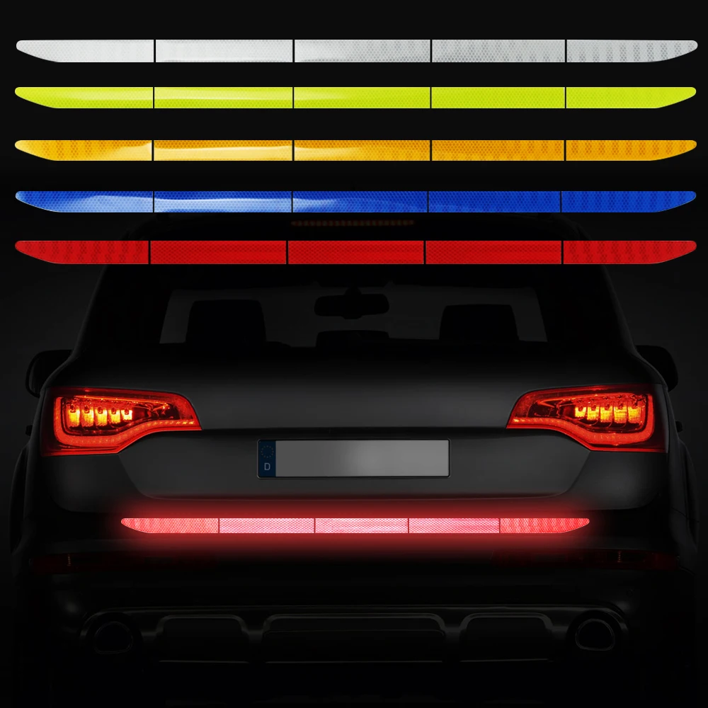 Светоотражающая Автомобильная наклейка на бампер для dacia duster mercedes w203 volvo xc60 Vesta w211