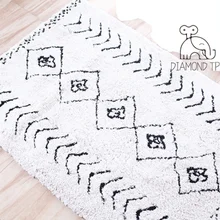 INS Ветер геометрический узор супер мягкий напольный коврик Детский ковер напольный коврик игровой коврик ползающий коврик бытовые товары дверной коврик