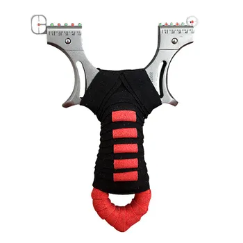 

Stainless steel slingshot hunting slingshot flat rubber band outdoor shooting strong hand-held bow new 2019