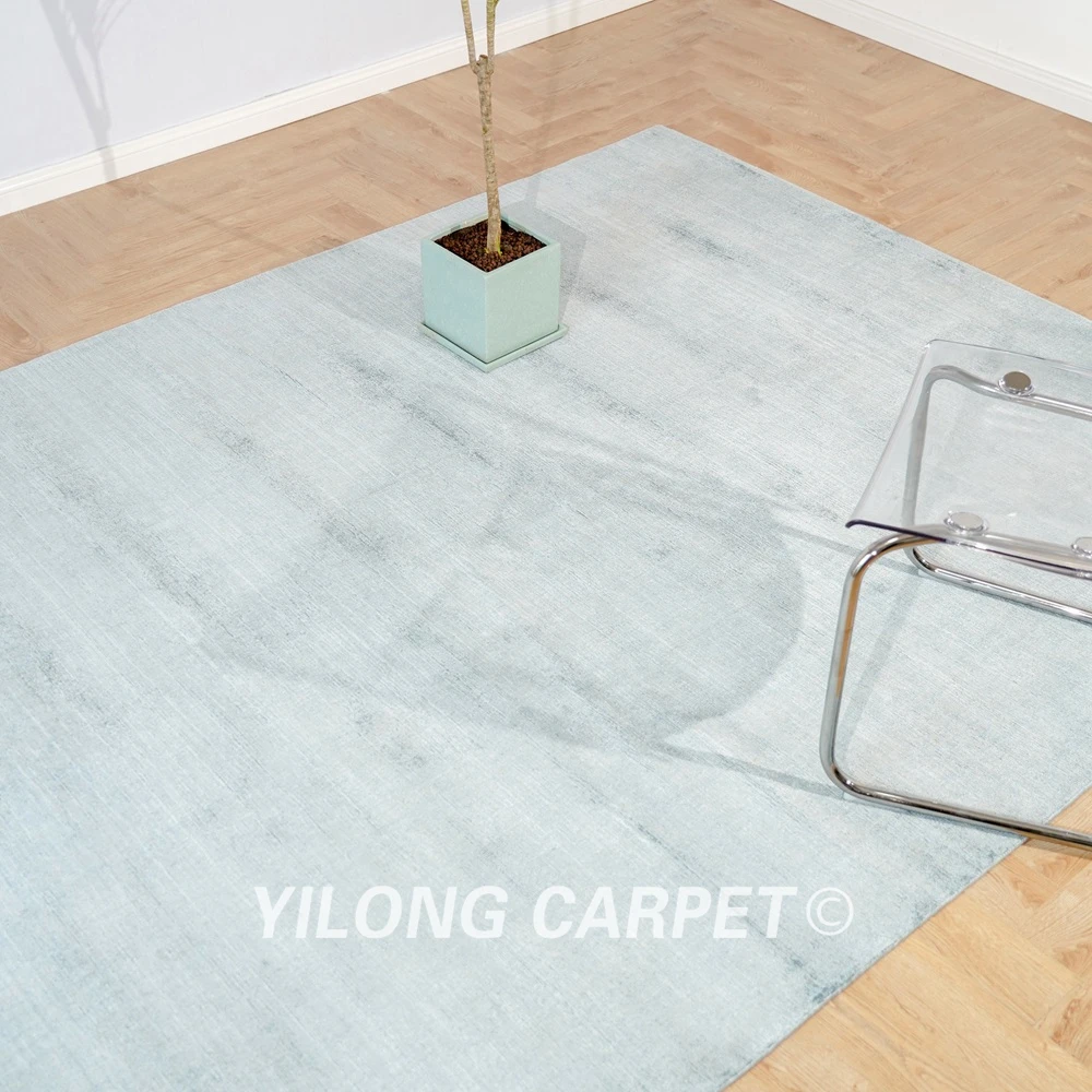 Рисунок 2 - 200x300 см синий шерстяной шелковый