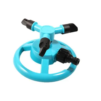 

Garden sprinkler irrigation watering sprinkler head automatic rotating sprinkler disc small three-fork sprinkler