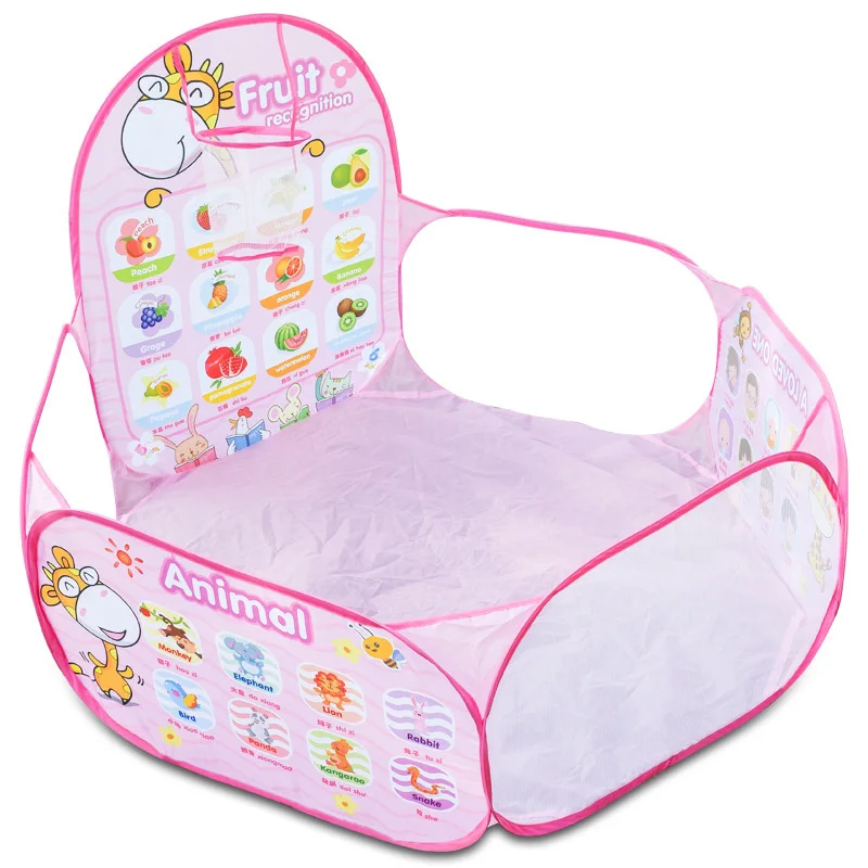 Портативный складной манеж игровой бассейн с шариками детский для улицы и