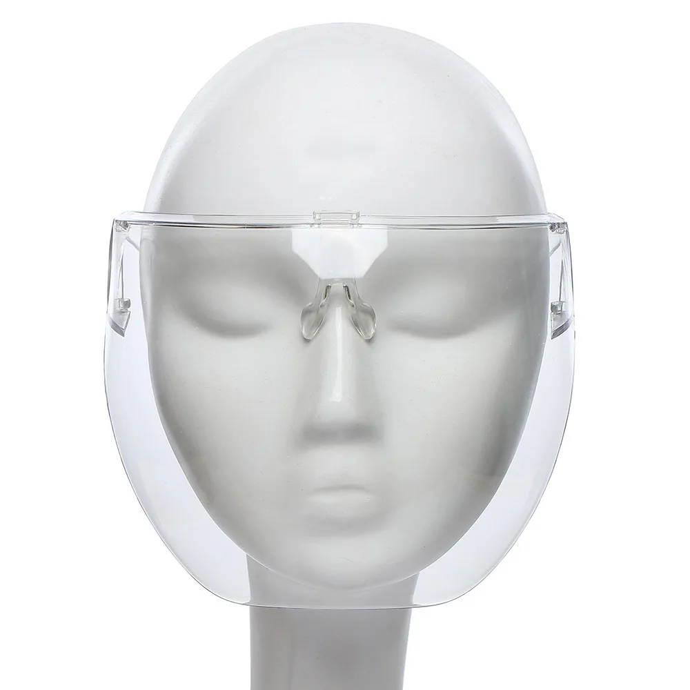 Transparent Protective Mask Full Face Shield Dustproof Goggles Safety Glasses Antidust Kitchen Anti-oil Anti-smoke | Дом и сад