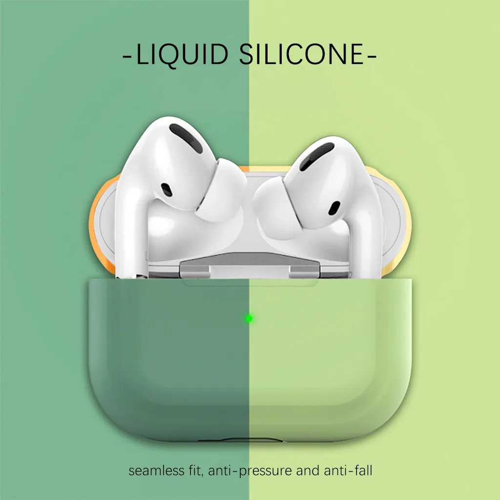 Для Apple AirPods Pro Чехол защитный для Air pods pro противоударный чехол для airpods защитный силиконовый 1111#2
