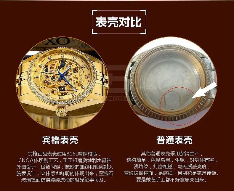 Часы со скелетом для мужчин автоматические роскошные золотые часы MIYOTA Механические Мужские t сапфировые часы из нержавеющей стали деловые наручные часы