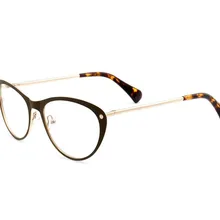 MONGOTEN S6819 ретро Женская мода сплав полный обод Оптические очки оправа с прозрачными линзами Брендовые очки при дальнозоркости очки