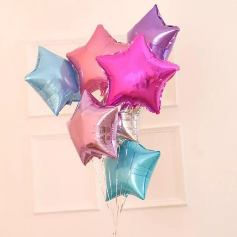 10 шт. микс 18 дюймов Звездные шары надувные гелиевые балоны для свадьбы, дня рождения, рождественской вечеринки, украшения, детские игрушки, подарки - Цвет: style  19