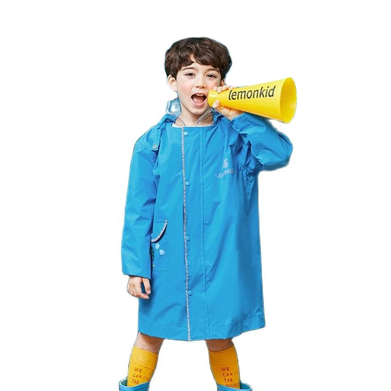 Плащ-дождевик Cuet для мальчиков и девочек желтый длинный розовый детский Дождевой