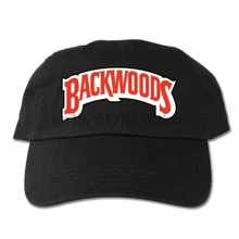 Черная регулируемая шляпа без структуры на заказ