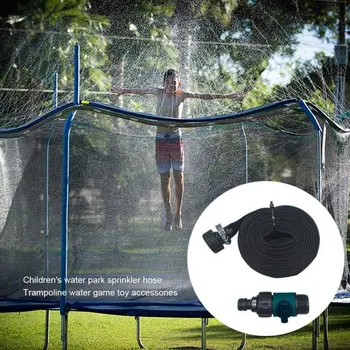 

Trampoline Water Sprinkler Hose 40FT Trampoline Water Park Sprinkler Children Outdoor Water Play ToyA2