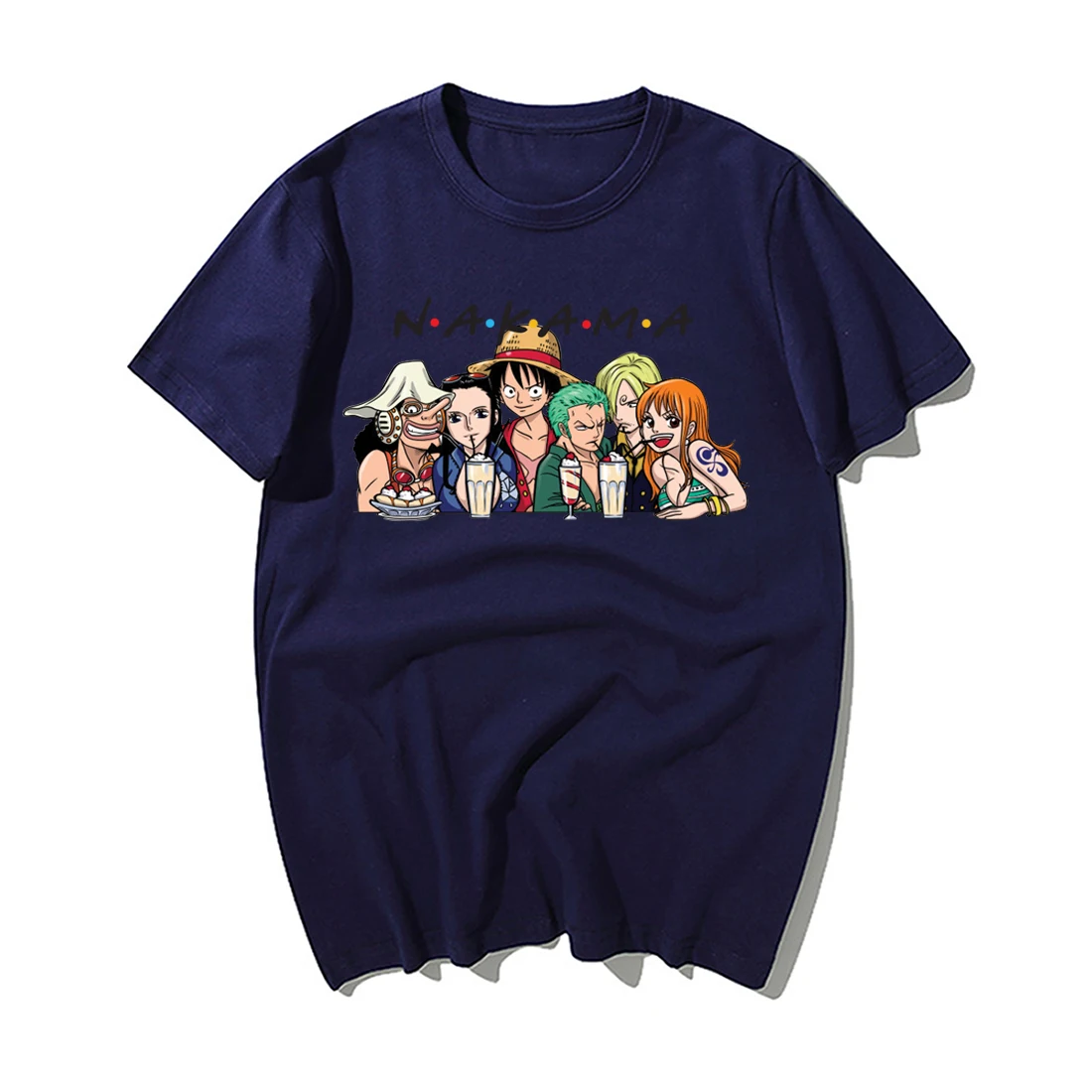 Футболка Luffy с забавным японским аниме соломенная шляпа цельнокроеная рубашка