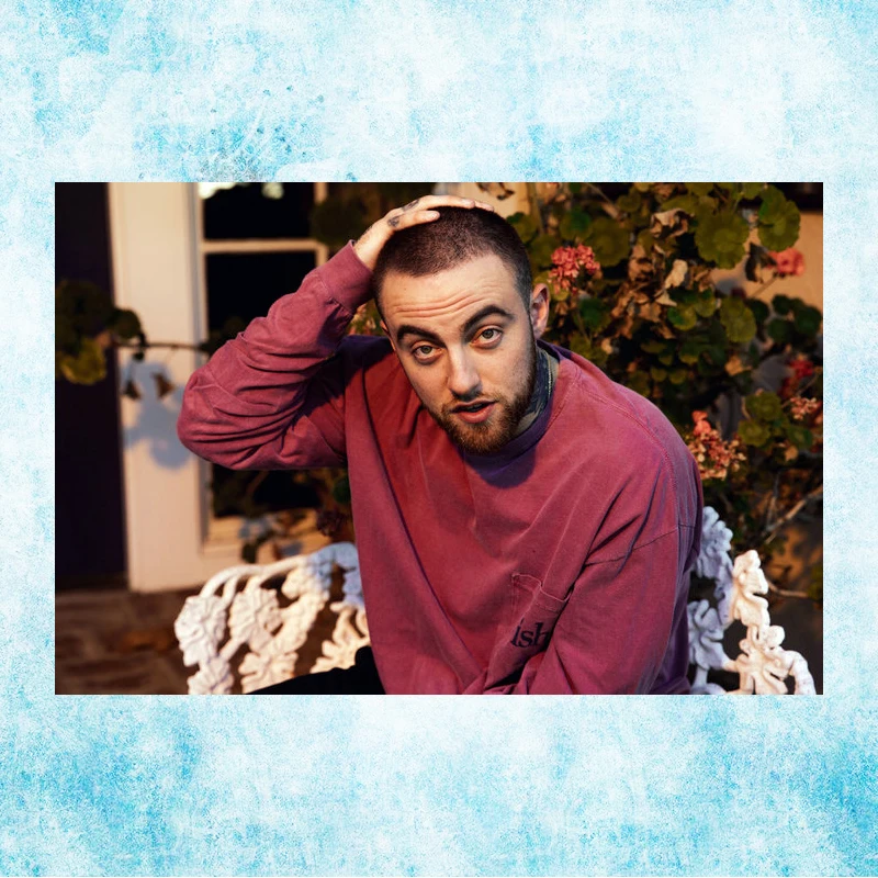 Настенная картина Mac Miller рэп печать на шелковом холсте постер 13x20 24x36 дюймов для