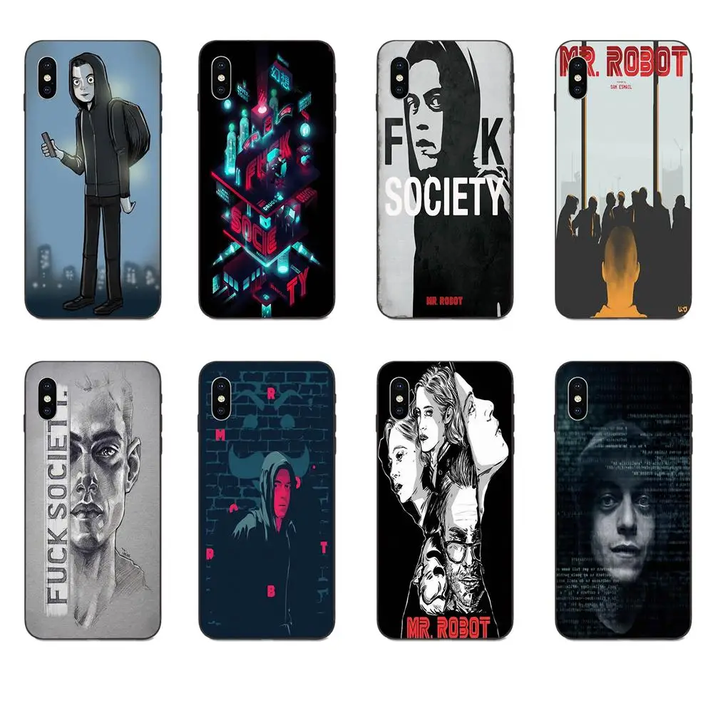 Ized Mr. Robot для Xiaomi Mi Mix Max Note 2 2S 3 5X 6 6X 8 9T SE A1 A2 A3 CC9e Lite Play Pro F1 мягкий чехол | Мобильные