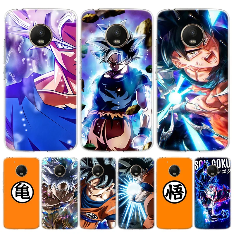 Dragon Ball Z чехол Гоку чехол для телефона для Motorola Moto G7 G6 G5S G5 E4 Plus G4 E5 Play power EU Подарочный чехол с рисунком