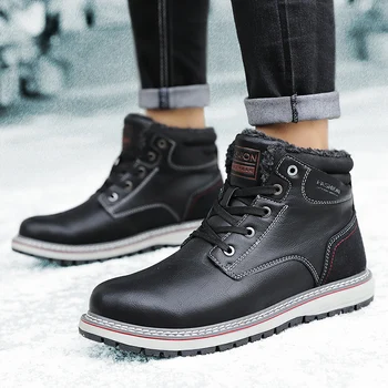 

Spring Autumn And Winter Man Shoes Men Leather Boots High Quality Ankle Boots Ankle Boot Men Snow Shoe Work Big Size 38-57