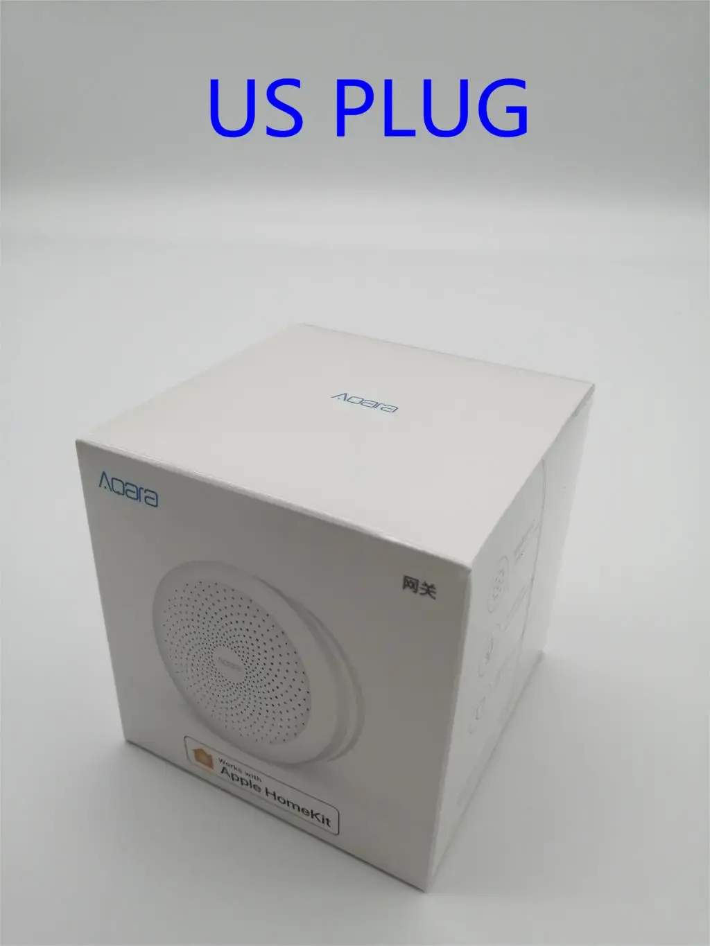 US PLUG Xiao mi jia Aqara концентратор mi шлюз с RGB светодиодный ночной Светильник система управления умным домом работает с Apple Homekit mi jia App - Цвет: US PLUG