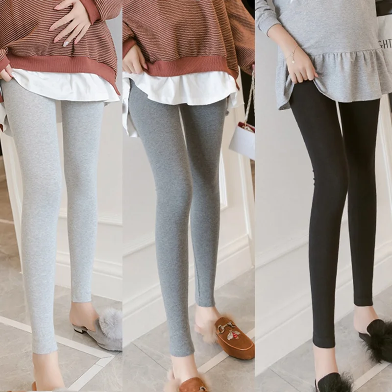

Spring Summer Maternity Legging Pregnancy Clothes Women Stretch Slim Pants For Pregnant Women Soft Trousers Maternity Clothes 2