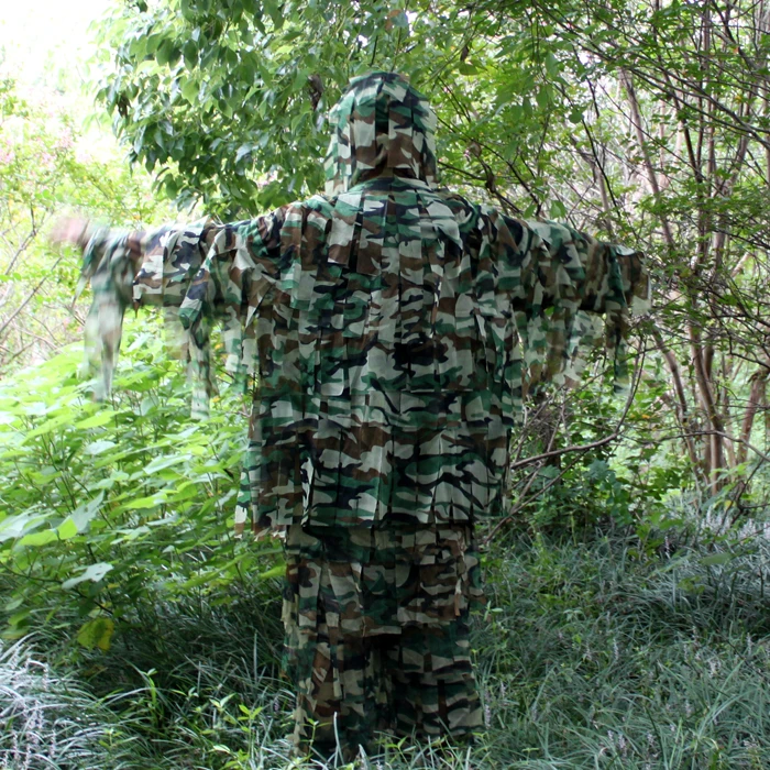 

Hunting Strip Jungle Desert Camouflage Clothes Military Sniper Camo Clothing Ghillie Suit