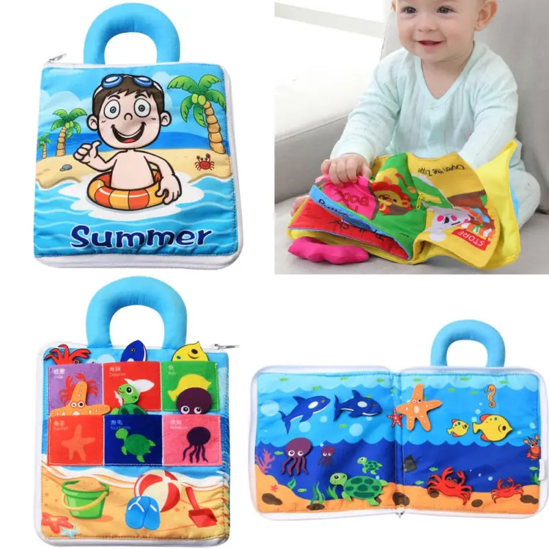 2019 Intelligence development Cloth Bed Cognize Book Educational Toy for Baby 2019 Intelligence development Cloth Bed Cognize Book Educational Toy for Baby