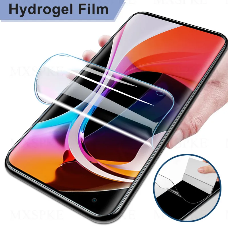 3Pcs Hydrogel Film On For Xiaomi Mi 11 11X 10 10T 9 9T Pro Lite Soft Film Screen Protector For Mi 11i 10S 10i 9 SE 11 Ultra Film