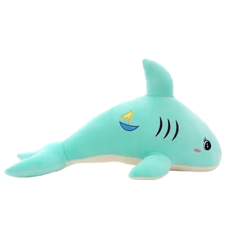 

60-90cm Soft diving shark doll cartoon shark pillow colorful shark doll