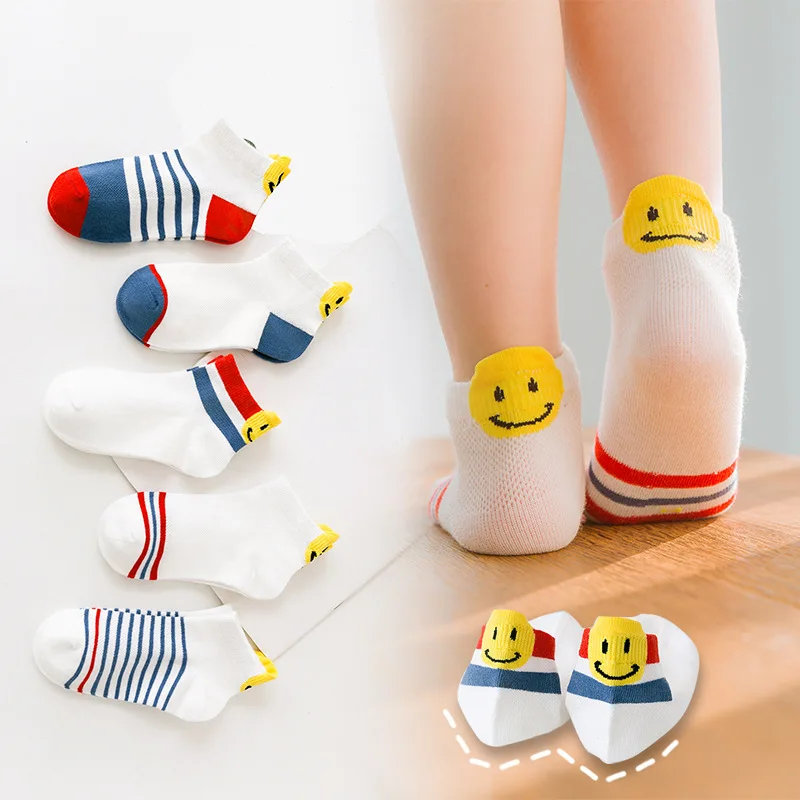 

2019 Mesh Children's Socks Spring And Summer New Style Hollow out Boneless Children No-show Socks No. 5 Candy Bar Men And Women
