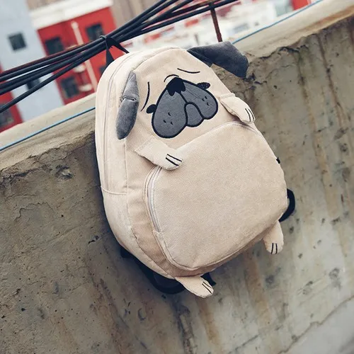 Дизайнерские сумки для книг с собакой и лисой девочек оригинальные милые