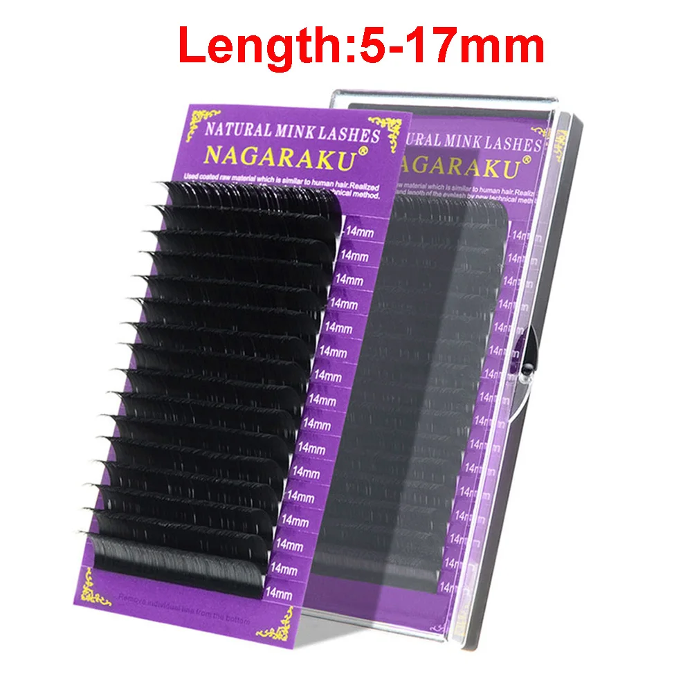 Good Value Faux-Mink Eyelash-Extension Cilia-Lashes Professionals NAGARAKU for 5mm-17mm-C/d-Mink ZemG3blbB