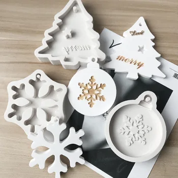 

Christmas Hanging Tag Silicone Jewelry Mold Resin Epoxy Mould Casting Craft Tool