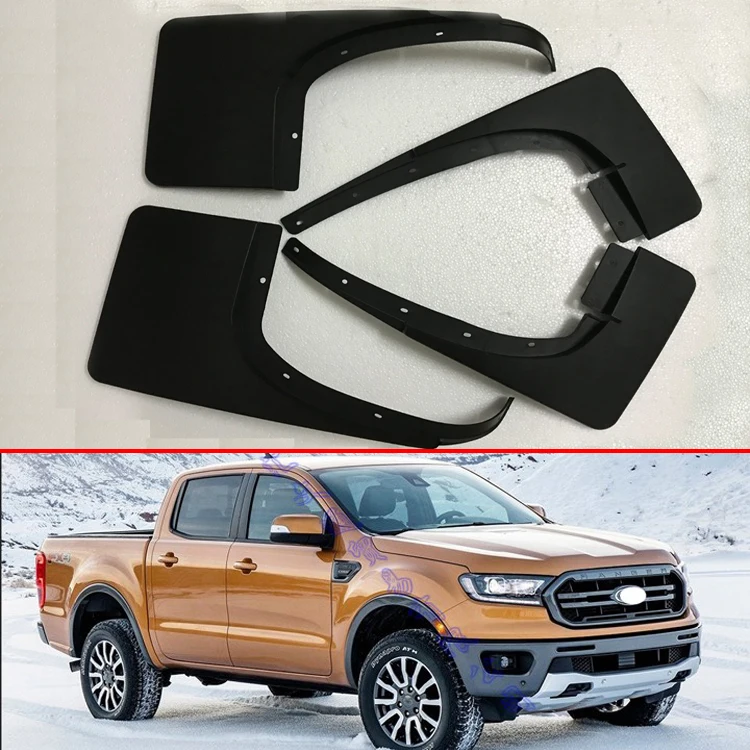 Брызговики для Ford Ranger 2012 2013 2014 2015 2016 2017 2018 брызговики крыло брызговиков 4 шт./компл.