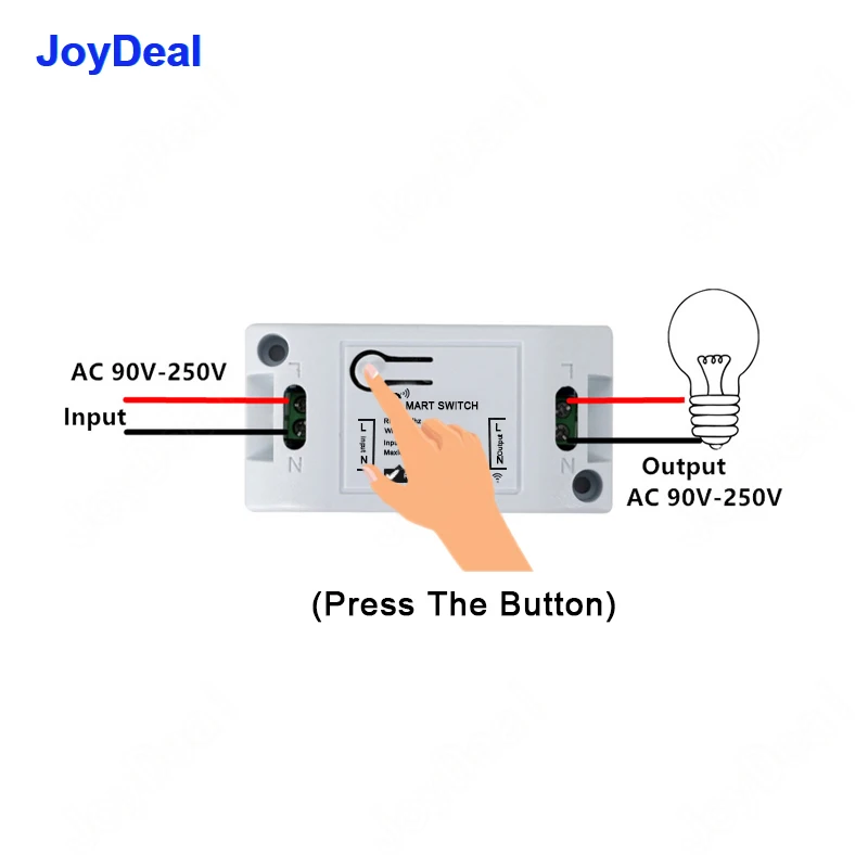 Беспроводной пульт дистанционного управления JoyDeal 433 МГц 110 В 220 переменного тока 3
