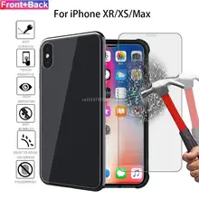 Front + Back 2Pcs Tempered Glass For iPhone 8 7 6 6S Plus Rear Screen Protector For iPhone X 5 5S SE XR XS Max Protective Film Front + Back 2Pcs Tempered Glass For iPhone 8 7 6 6S Plus Rear Screen Protector For iPhone X 5 5S SE XR XS Max Protective Film
