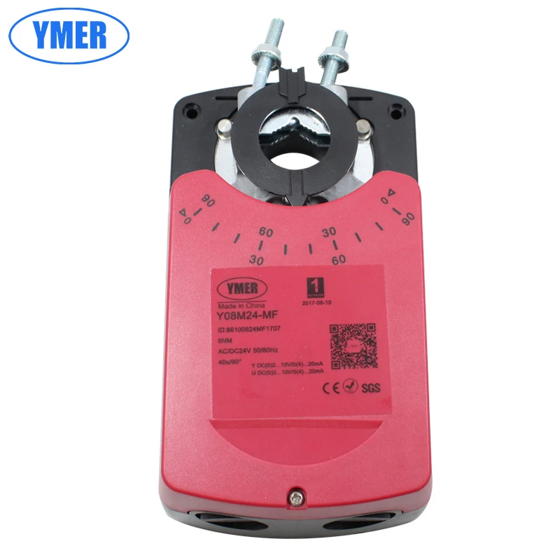 8NM Damper actuator for operating air control dampers in ventilation