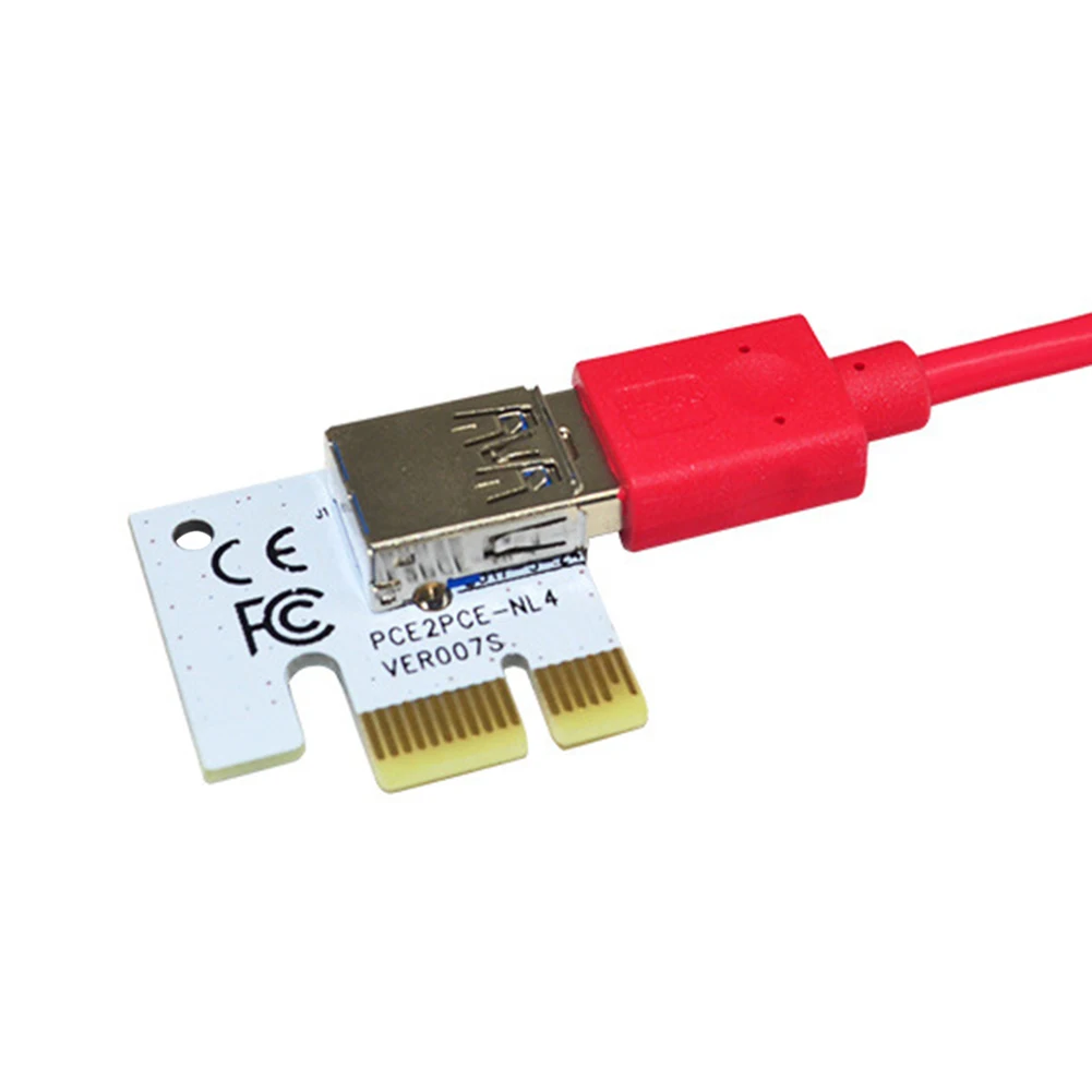 미니 PCI-E 확장 라인 카드 어댑터 USB 3.0 PCI-E 1X  16X 그래픽 확장 케이블 (PC 컴퓨터 확장 케이블 공급 용)