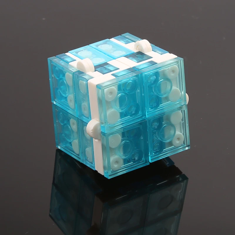 Newest 64pcs Partical Building Blocks Style Cubes Finger Toys Infinity Cube Time-limited Cube Unlimited Transforming Square