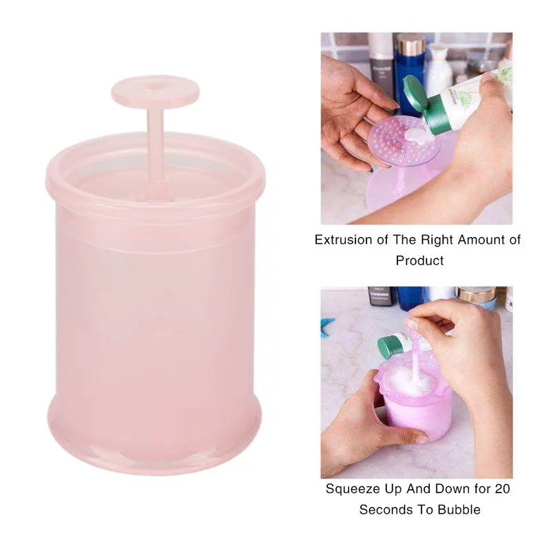 

DIY Bubble Foamer Portable Beauty Tool High Quality Face Clean Tool Cleanser Foam Maker Cup Bubble Foamer for All Skin Types