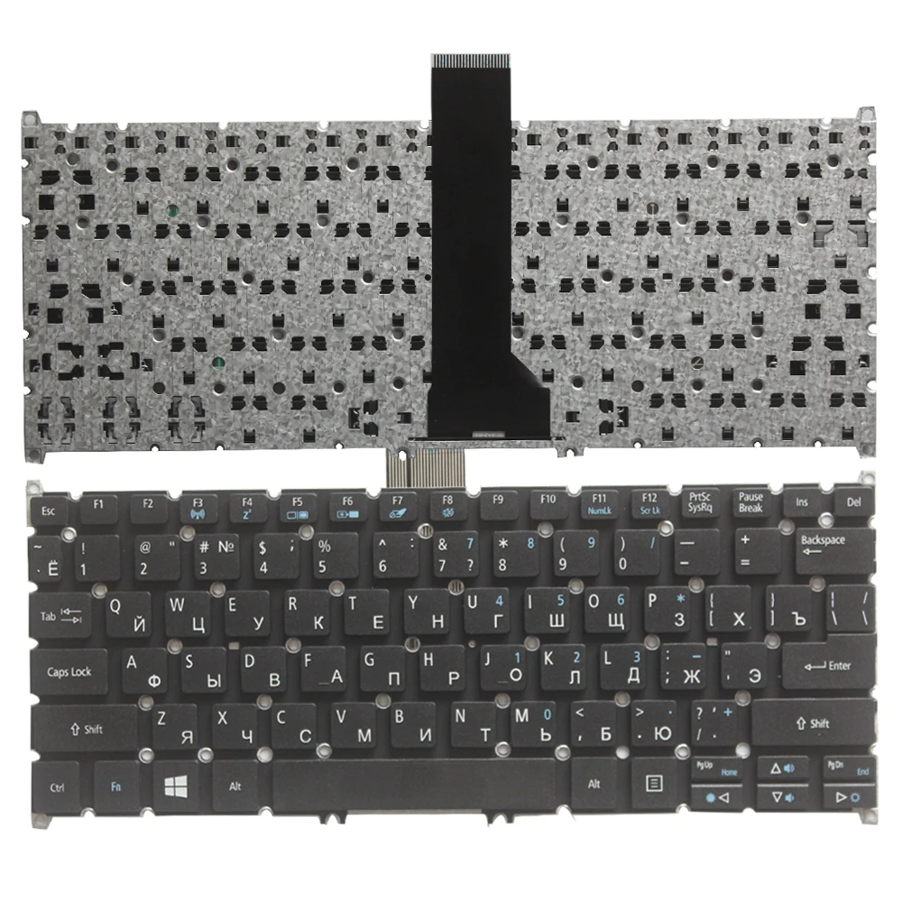Новая русская клавиатура для ноутбука Acer Aspire V5 111P E3 122 MS2377 MS2381 RU без
