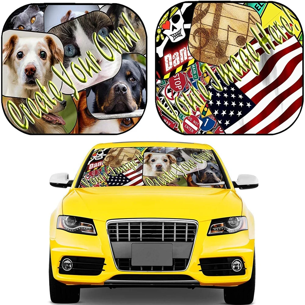 2 упаковки автомобильные аксессуары Солнцезащитный блок художественный