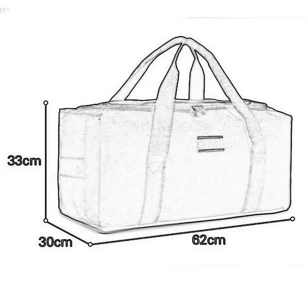 Large-capacity Canvas Portable Messenger Bag Men's Bag Luggage Travel Shoulder Bag Thickening 2 colors Bag