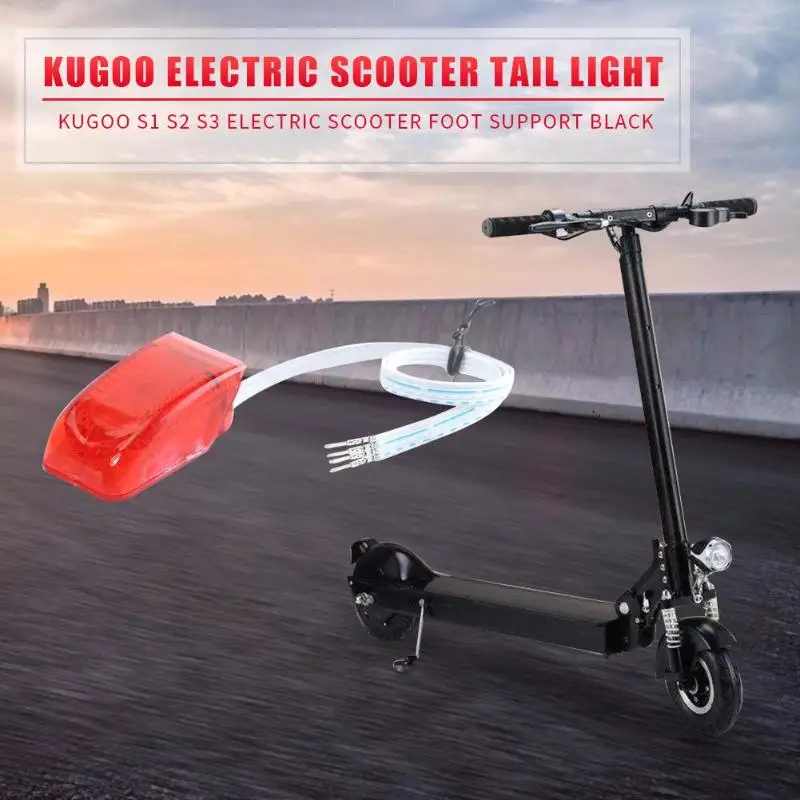 Электрический задний фонарь скутера задний фонарь для KUGOO S1 S2 S3 скутер аксессуары