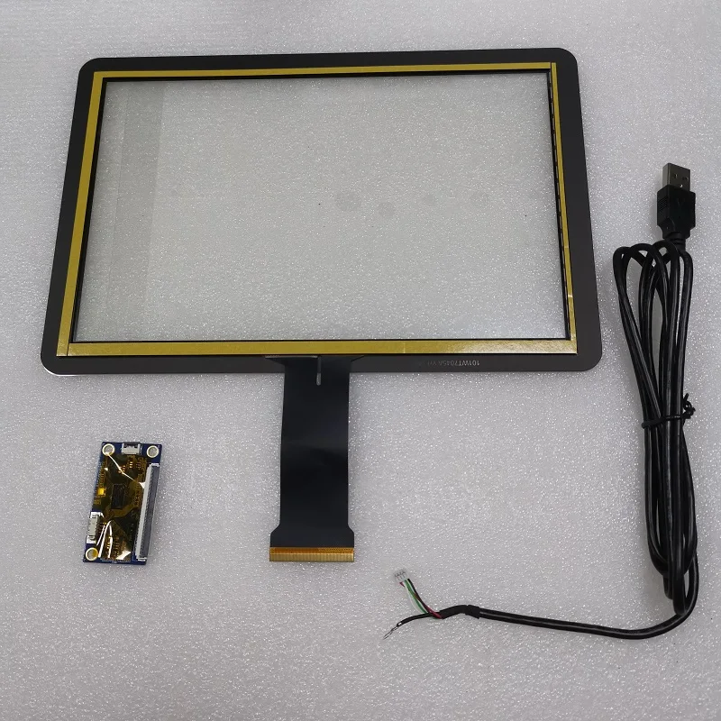 Tela Touch Capacitiva de 10.1 Polegadas Moldura Externa de Largura Constante Janela Linux Sistema Android Plug-and-play sem Drive Painéis de tela de toque - Imagem 2