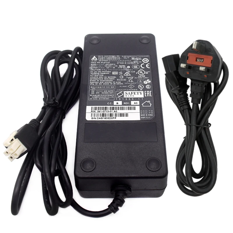 Used PWR-66W-AC-V2 60Watt AC Adapter Power Supply for Cisco 890 891F 892 FSP Router