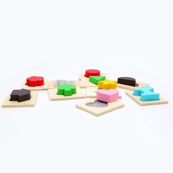 

Shape Recognition Box Infant Hand Brain Matching Shape Matching Jigsaw Puzzle