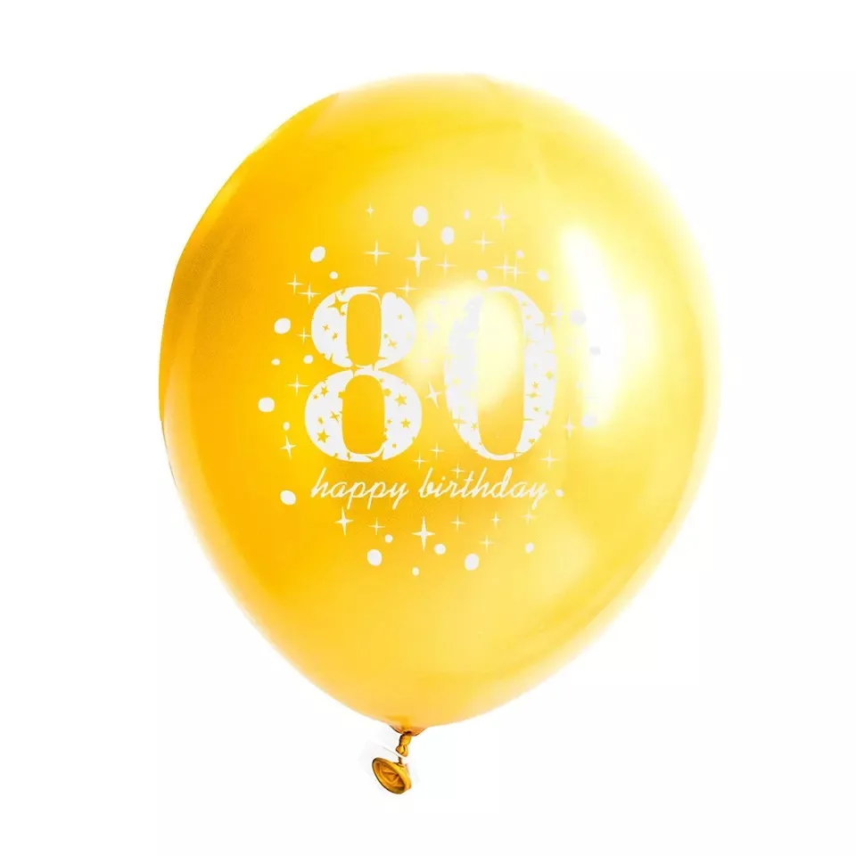 5 шт./лот праздничных воздушных шаров "пишу вам номер 16 18 30 40 50 60 70, 80, 90 лет, костюмы для дня рождения вечерние цифровой клипсы для воздушных шаров из латекса Globos - Цвет: Фиолетовый