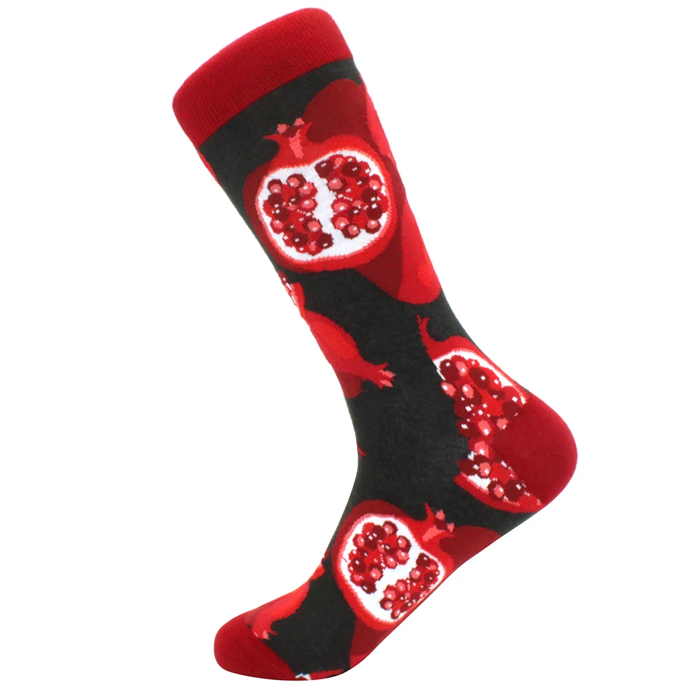 Vibrant Cartoon Cotton Crew Socks - Fun & Comfy Style
