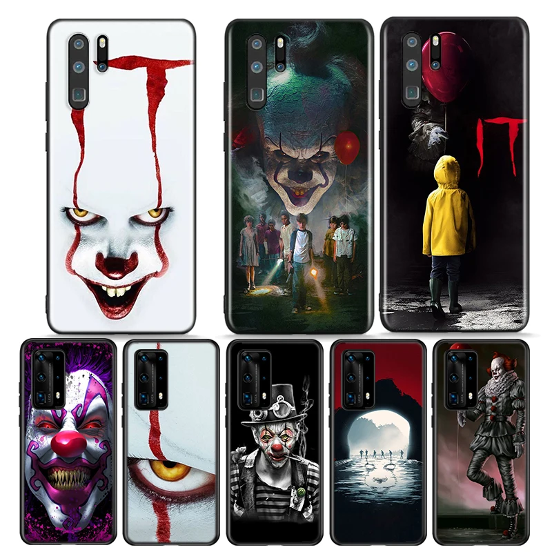 Крутой арт клоун IT силиконовый чехол для Huawei P40 P30 P20 P10 P9 P8 Pro Plus Lite E Mini 2019 2017