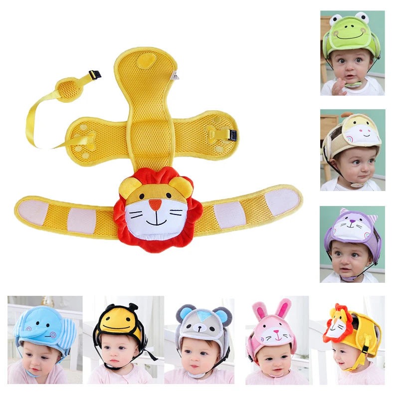 Baby Toddler Cap Baby Head Protection Hat Anti-fall Anti-collision Protective Hat Adjustable Safety Helmet Pillow For Boys Girls