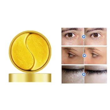 

30pair=60pc Collagen Crystal Eye Masks Anti aging Anti-Puffiness Dark Circle Anti Wrinkle Moisture Mask Eye Patches for Eye Car